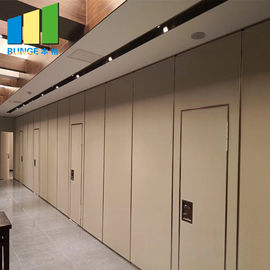 Wood Folding Doors Movable Partition Walls For Office Hotel Decoration