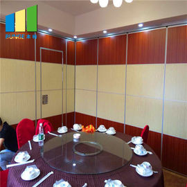 Sound Proof Operable Folding Partition Walls For Meeting Room / Auditorium