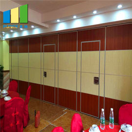 Sound Proof Operable Folding Partition Walls For Meeting Room / Auditorium