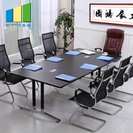 Modern Office Furniture Set MFC Board Melamine Laminate Meeting Room Table