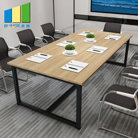 Modern Office Furniture Set MFC Board Melamine Laminate Meeting Room Table