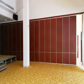 Sliding Folding Movable Wall Partition With Ceiling Wheels Laminated