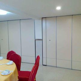 Acoustic Fireproof MDF Movable Partition Walls For Banquet Hall No Floor Track