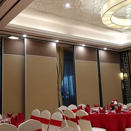 Acoustic Fireproof MDF Movable Partition Walls For Banquet Hall No Floor Track