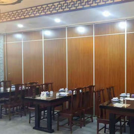 Acoustic Fireproof MDF Movable Partition Walls For Banquet Hall No Floor Track