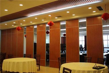 Melamine Finish Foldable Sound Proof Partition Walls For Hotel Banquet Hall