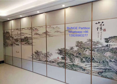 Melamine Finish Foldable Sound Proof Partition Walls For Hotel Banquet Hall