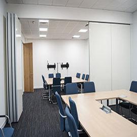 Top Hanging 65mm Melamine Surface Office Partition Wall / Acoustic Movable Walls