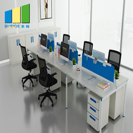 Customized Color Office Furniture Partitions / Modular Office Cubicles