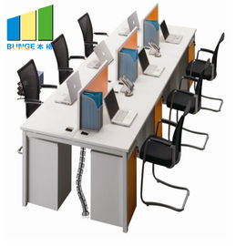 Customized Color Office Furniture Partitions / Modular Office Cubicles