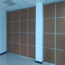 Soundproof Sliding Meeting Room Movable Partition Wall On Wheels And Track