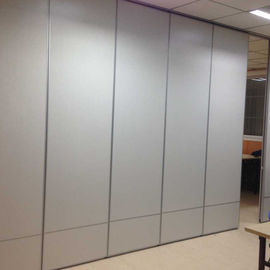 Soundproof Sliding Meeting Room Movable Partition Wall On Wheels And Track