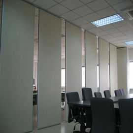 Soundproof Sliding Meeting Room Movable Partition Wall On Wheels And Track