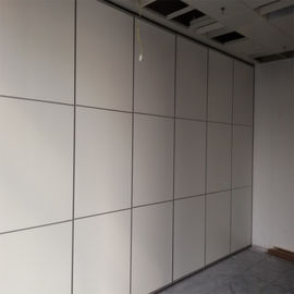 Banquet Hall Acoustic Wooden Collapsible Partition Walls With Double Pass Door