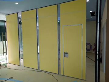 Leather Finish Acoustic Movable Divider Walls For Dining Hall