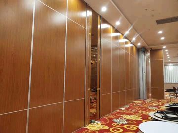 Modern Top Hanging System Sliding Folding Wall / Banquet Hall Partitions