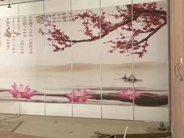 85 mm Thickness Melamine Accepted ODM OEM Hanging Sliding Removable Partition Wall