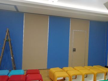 Multi Color Decorative Flexible Sliding Partition Walls / Customized Foldable Room Divider