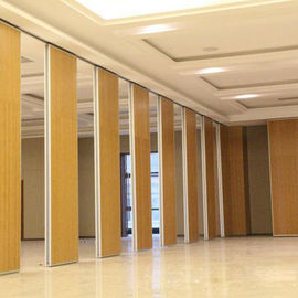 Durable PU Leather Movable Partition Walls / Sliding Room Dividers