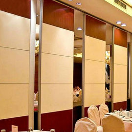 Collapsing Movable MDF Finish Folding Acoustic Partition Walls For Banquet Hall Hotel