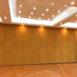 Collapsing Movable MDF Finish Folding Acoustic Partition Walls For Banquet Hall Hotel