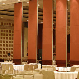 Collapsing Movable MDF Finish Folding Acoustic Partition Walls For Banquet Hall Hotel