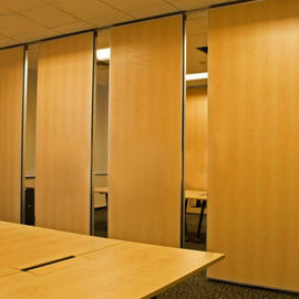 Durable PU Leather Movable Partition Walls / Sliding Room Dividers