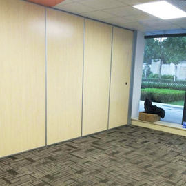 Customized Height 65 mm Interior Wood MDF Finished Sound Absorption Folding Partition Wall