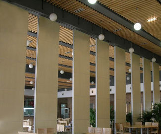 Sound Absorbing Material Sliding Partitions Walls For Banquet Room And Office Room