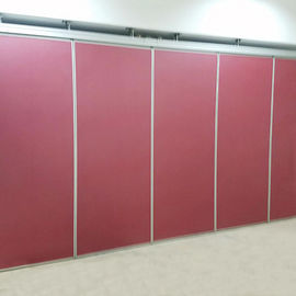 Melamine Board Folding Partition Walls For Five Star Hotel / Soundproof Sliding Room Dividers