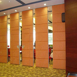 Banquet Hall Movable Partition Walls Soundproof MDF Interior Sliding Wooden Door