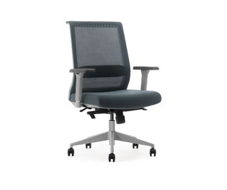 Adjustable Swivel Mesh Office Chairs , Meeting Room Sliding High Back Executive Chairs