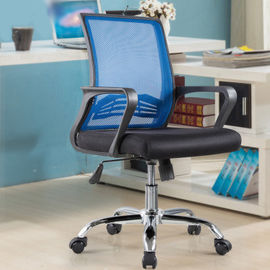 Mesh Mid - Back Executive Adjustable Computer Task Desk / Swivel Office Chairs