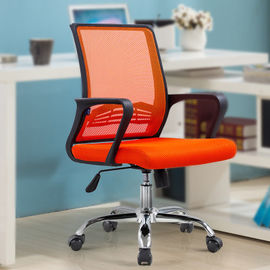 Mesh Mid - Back Executive Adjustable Computer Task Desk / Swivel Office Chairs