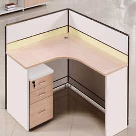 Open L Shape Call Center 4 Person Office Cubicle Size 1200*600*1200 Mm