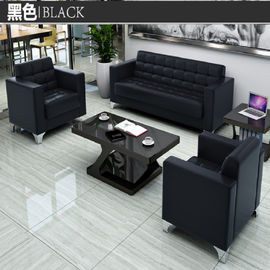 Executive Modern Black Leather Office Or Hotel Sofa Chair Elegant And Endurable