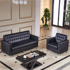 Executive Modern Black Leather Office Or Hotel Sofa Chair Elegant And Endurable