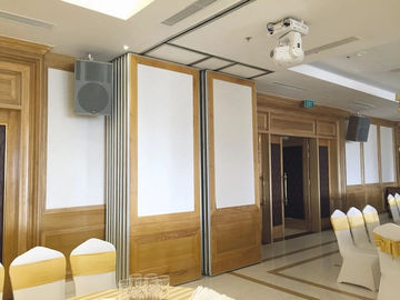 Top Hanging System Acoustic Foldable Partition Wall Anodized Aluminum 6063-T5 Frame