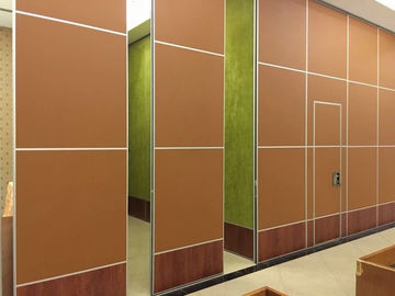 American Style Sliding Operable Acoustic Partition Wall Max Height 4 Meters