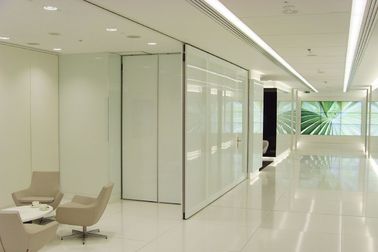 Exterior And Interior Sliding Folding Glass Partition Walls For Office / Factory