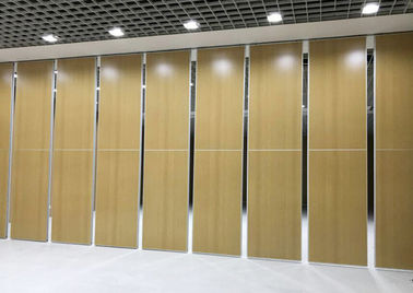 Banquet Hall Acoustic Folding Partition Wall Top Hung Without Floor Track