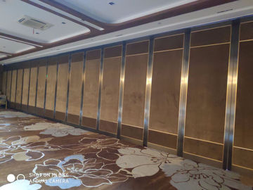 MDF Movable Sound Proof Partitions Telescopic Sleeve Panel For Hotel