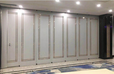 Meeting Room Sliding Soundproof Partition Wall Aluminum Alloy Profile