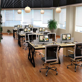 Steel Office Furniture Partitions , E1 Grade Desktop Office Desk
