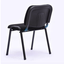 Black Ergonomic Office Chair Fixed Armrest Mesh + Foam Seat Material