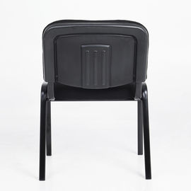 Black Ergonomic Office Chair Fixed Armrest Mesh + Foam Seat Material