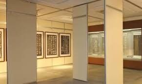 Hotel Decorative Room Separator Folding Partition Walls Fire Proof