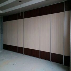 Customized Color Operable Partition Walls / Wooden Acoustic Movable Wall For Banquet Hall