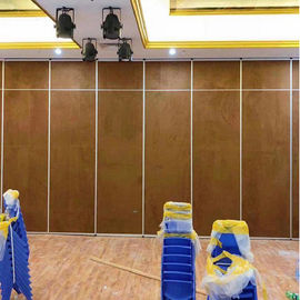 Accordion Operable Sound Proof Partitions , Floor to Ceiling Movable Partition Wall System