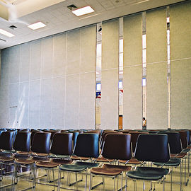 Aluminum Profile Manual Hotel Folding Partition Walls / Movable Wall Dividers